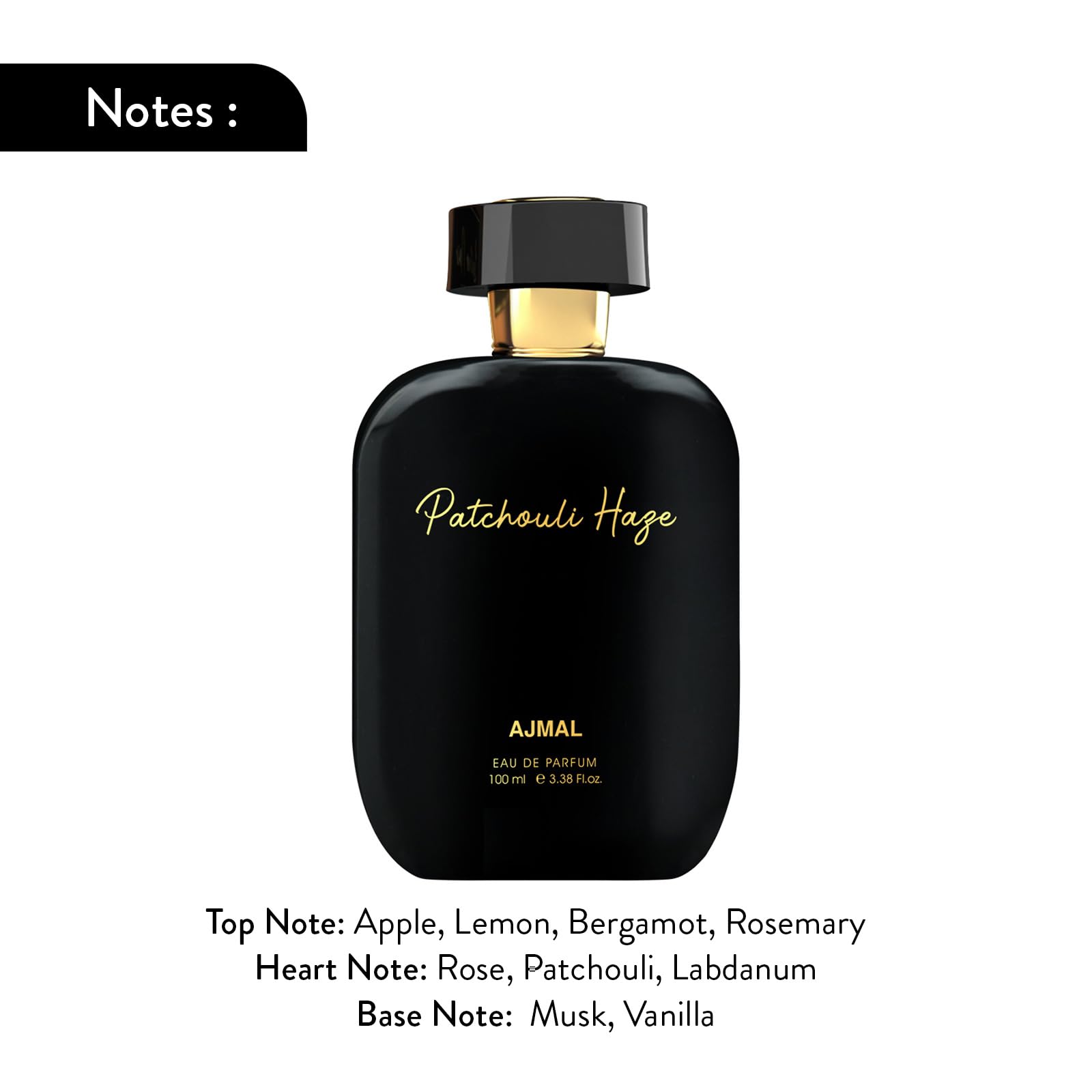 Ajmal ARTISAN - PATCHOULI HAZE Long lasting Fragrance, Handpicked Luxury Perfume for Men & Women 100ml.