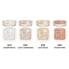 NLLNT Highlighter Palette，Highlighter Makeup Palette, Face Illuminator Makeup Palette,Glow Bronzer Highlighter Powder Kit