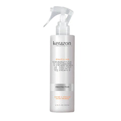 Kerazon Professional Brazilian Thermal & Heat Hair Primer 6.76fl.oz Anti Frizz, Damage Repair, Heat Protection, Color Safe, Curly, Wavy, Straight