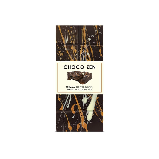 Choco Zen Premium Dubai Dark Chocolate Bar 190g– Luxury Dessert, Gourmet, Rich With Premium Flavors