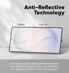 FLOLAB NanoArmour ONETIME PRO for Samsung Galaxy S26 Screen Protector Anti Reflective Tempered Glass, Edge to Edge, Fingerprint ID Compatible, Dust Free, Easy to Install