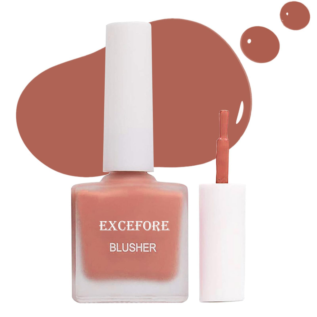 Excefore Liquid Blush- Fruit Juice Liquid Blusher, Natural Look Face Blush Waterproof Long Lasting Blushes, Korean Liquid Blush For Cheeks Beauty Makeup (#403)