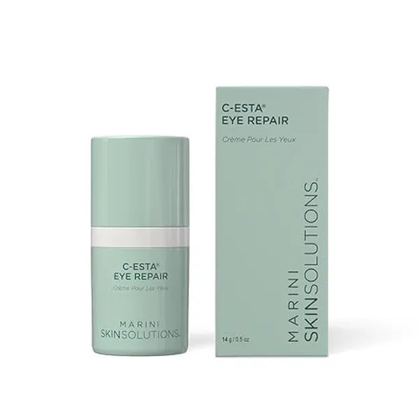 Marini SkinSolutions C ESTA Eye Repair Vitamin C Eye Cream with DMAE & Hyaluronic Acid All Skin Types Made in the USA 0.5 oz