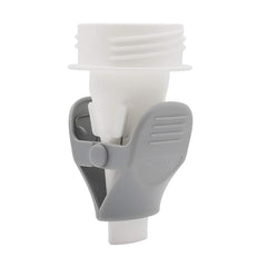 Hingers milk Storage Bag Adapters Milk Bag Clamps Replacement for Lansinoh/Spectra S1 S2/ Avent Wide-Neck Pump, White + Grey & Pack of 1pcs