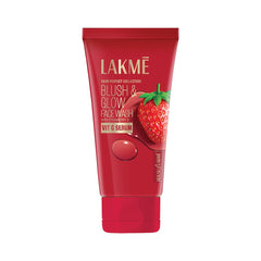 Lakme Blush & Glow Strawberry Face Wash Gel, 100g