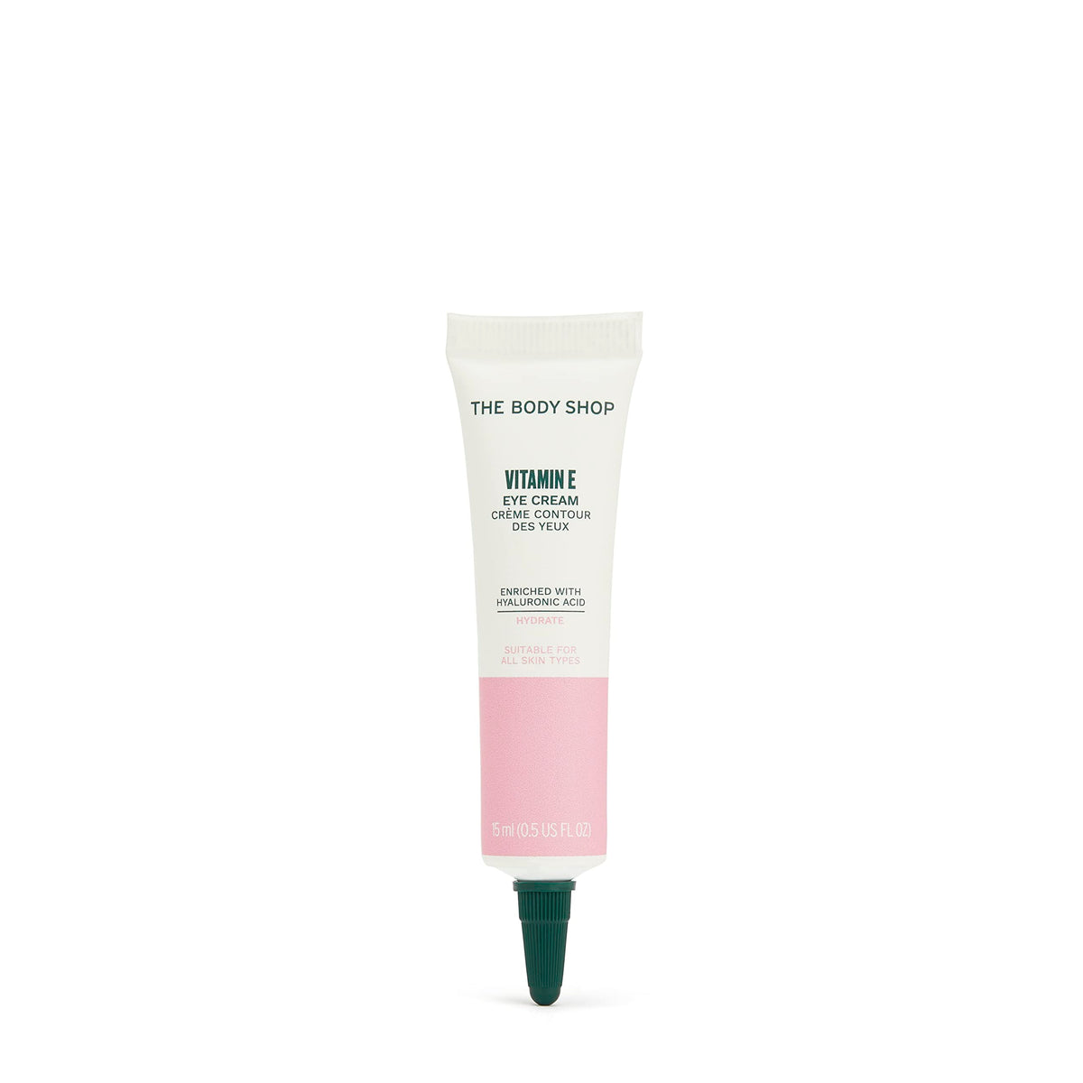 The Body Shop Eye Cream Vitamin E, Moisturizing, helps to reduce the appearance of fine lines and dark circles - 15ml