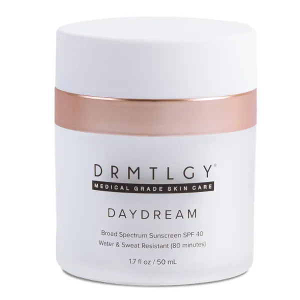 DRMTLGY Day Dream Sunscreen & Face Moisturizer SPF 40 – Water & Sweat-Resistant Sunscreen for Sensitive Skin – UVA/UVB Protection, Skin Care & Makeup Friendly - 50ml
