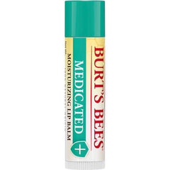 Burt's Bees Medicated Moisturizing Lip Balm Twin Pack for Unisex 2 x 0.15 oz Lip Balm