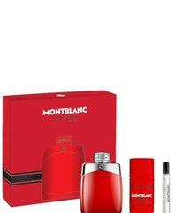 MONTBLANC MONT BLANC LEGEND RED (M) EDP 100ML + 7.5ML + 75G DEOSTICK SET