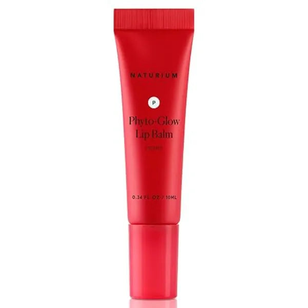 Naturium Phyto Glow Lip Balm, Hydrating Lip Care with a Glossy Finish, 0.34 oz Lychee