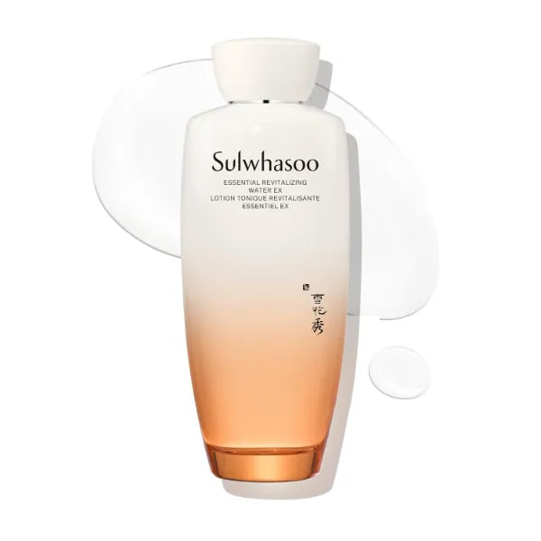 Sulwhasoo Essential Revitalizing Water EX - A quick-absorbing, watery gel toner that deeply hydrates and visibly revitalizes for radiant, youthful-looking skin