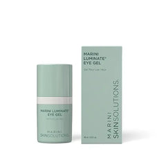 Marini SkinSolutions Luminate Eye Gel Reduces Appearance of Dark Circles, Crepey Skin, Fine Lines & Wrinkles with Retinol, Chromabright & Peptides Made in the USA 0.5 fl oz