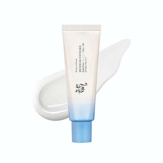 Beauty of Joseon Relief Sun Aqua-Fresh Sunscreen Rice + Panthenol SPF 50+ PA++++ Lightweight Daily UV Protector for Acne-Prone Sensitive Skin Korean skincare for Men and Women 50ml