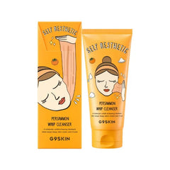 G9SKIN Korean Persimmon Whip Cleanser, Bouncy Foam Face Wash for Daily Use