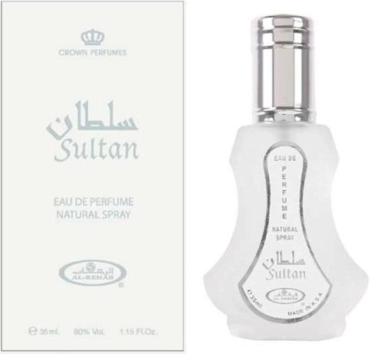 Al-Rehab Sultan - Eau De Natural Perfume Spray- 35 ml (1.15 fl. oz)- 2 pack