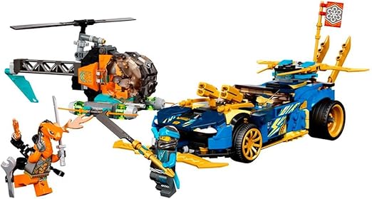 LEGO Ninjago Jay and NYA’s Race Car EVO 71776 Building Kit (536 Pieces)