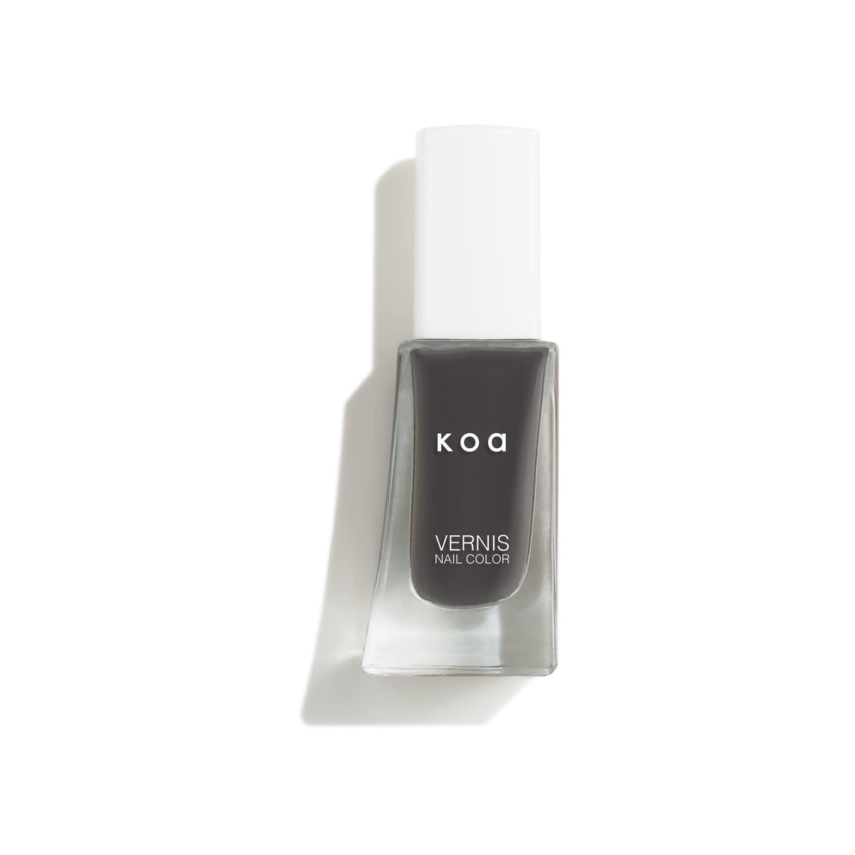 Koa Long Lasting Vegan Nail Polish (Dark Grey), Cruelty-Free, Non-Toxic Formula