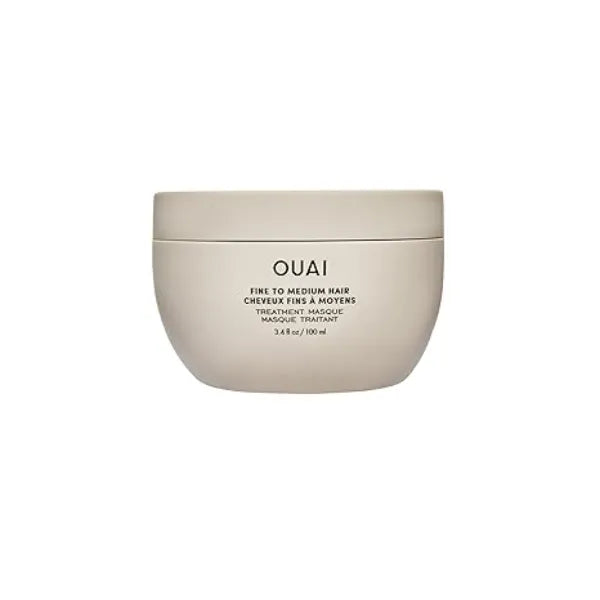 OUAI Fine to Medium Hair Treatment Masque Mask for Hair Repair, Hydration and Shine With Shea Butter, Keratin and Panthenol Paraben, Phthalate and Sulfate Free 3.4 Oz