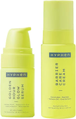 Hyphen Daily Night-Care Routine for Normal & Dry Skin with Face Serum & Barrier Care Cream | Glow & Moisturize Skincare Essentials | Rich in Ceramides, Niacinamide & Hyaluronic Acid | Value Pack of 2