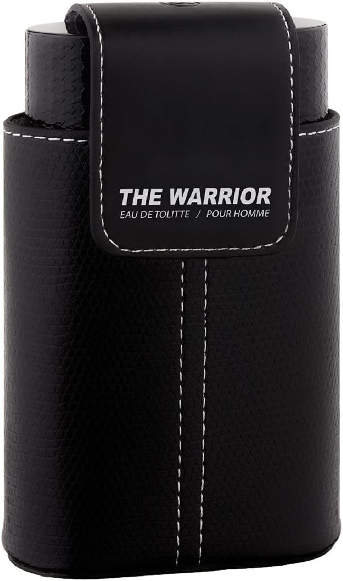 Armaf The Warrior Pour Homme Eau De Toilette 100ML Perfume For Men With Pouch - Woody Aromatic Fragrance For Him