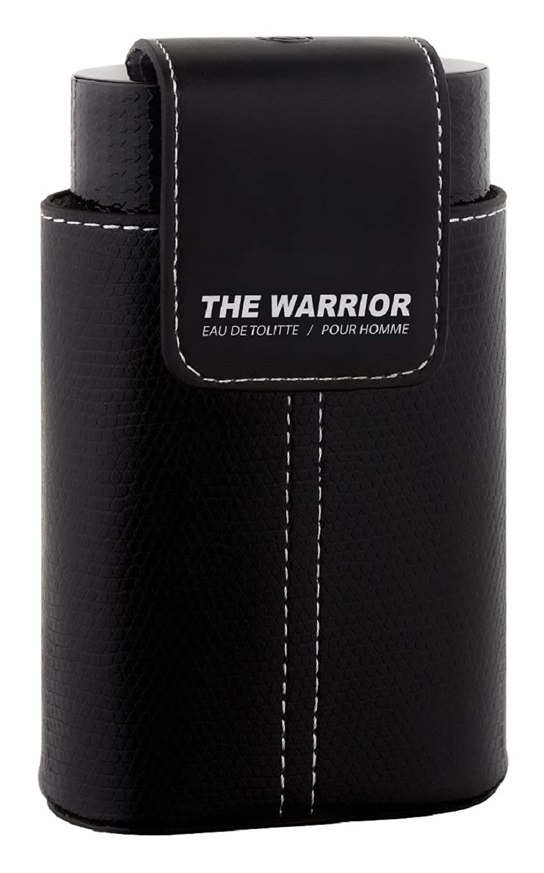 Armaf The Warrior Pour Homme Eau De Toilette 100ML Perfume For Men With Pouch - Woody Aromatic Fragrance For Him