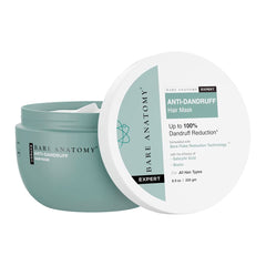 Bare Anatomy EXPERT Anti-Dandruff Hair Mask Targets Oily Scalp And Sheds Dry Flakes - 250g