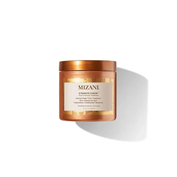 Mizani Strength Fusion Intense Night-Time Treatment - Deeply Nourishing Hair Mask, With Shea Butter, For Curly Hair - 5.1 Fl oz