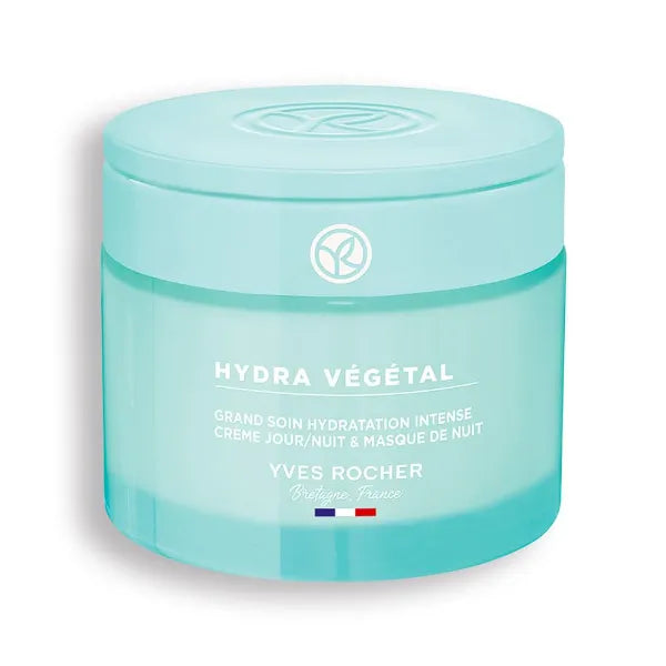 Yves Rocher Hydra Vegetal Intense Moisturizing Care, Hydrating Face Lotion for All Skin Types, 2.5 FL oz