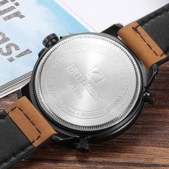 Curren Casual Watch For Men Analog Leather - CUBR2017 - Brown