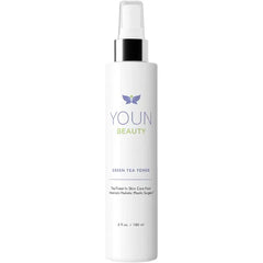 YOUN Beauty Green Tea Toner Face Mist Spray | Alcohol-Free, pH-Balancing & Hydrating Toner with Green Tea and Chamomile Extracts - 180ml