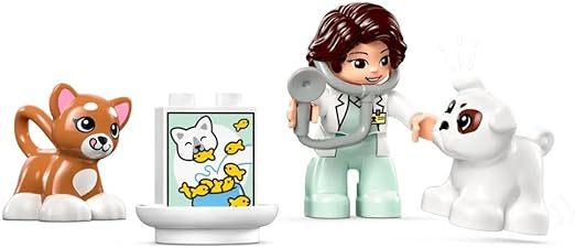 LEGO® DUPLO® Town Visit to the Vet Clinic 10438 Building Toy Set (28 Pieces)