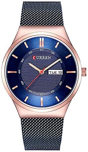 CURREN Stainless Steel Watches for Men - Blue
