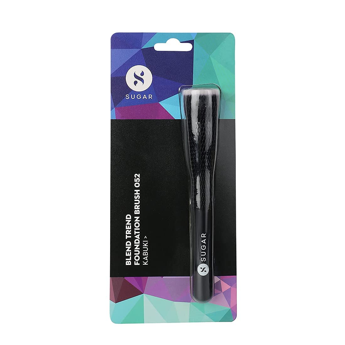 SUGAR Cosmetics - Blend Trend - 052 Kabuki (Brush For Foundation) - Soft, Synthetic Bristles and Wooden Handle