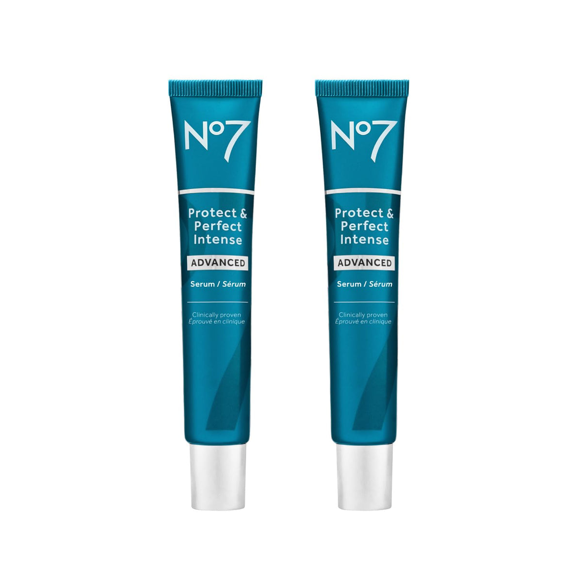No7 Protect & Perfect Intense Advanced Serum - Rice Protein & Alfalfa Complex for Fine Lines and Wrinkles - Anti-Aging Facial Serum with Matrix 3000+ Technology - 1.69 Fl Oz (Pack of 2)