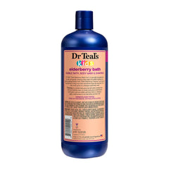 Dr Teal's Kids 3 in 1 Bubble Bath, Body Wash & Shampoo Elderberry & Vitamin C 591ml (Pack of 2)