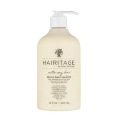 Hairitage Gentle Daily Hydrating and Moisturizing Shampoo For Dry Hair with Jojoba Oil + Aloe Vera - Ultra-Mild + Moisture-Rich - Improves Dry, Brittle Strands, 13 fl. Oz