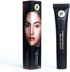 SUGAR Cosmetics Coffee Culture Eye Firming Cream with Coffee Extracts Under-Eye Cream to Relieve Puffiness and Dark Circles with Caffeine, Hyaluronic Acid - 15 ml