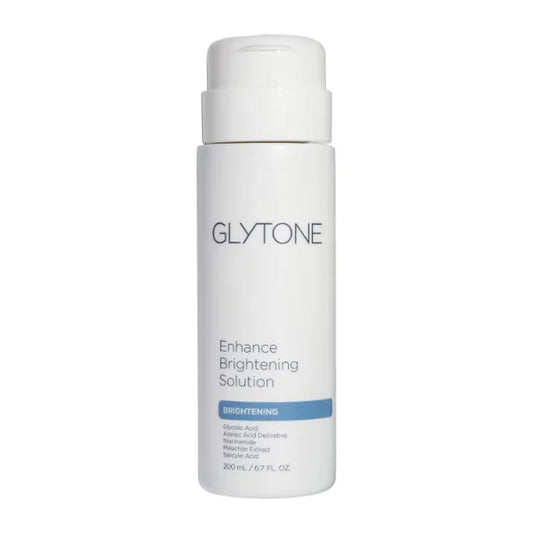 Glytone Enhance Brightening Solution | Brighten & Exfoliate with Glycolic Acid, Azelaic Acid Derivative, Niacinamide & Malachite Extract | Exfoliating Toner for Free Radical Defense | 6.7 fl oz