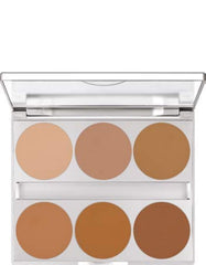 Kryolan Dual Finish Palette 6 Colors - Warm Complexion