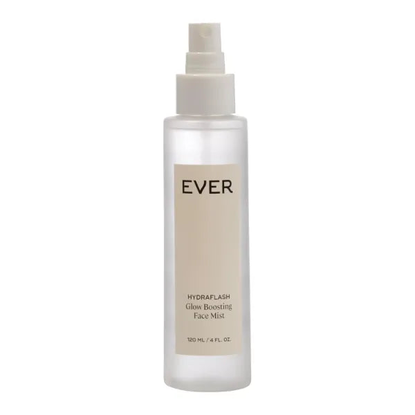 EVER HydraFlash Glow Boosting Face Mist — Hydrating, Soothing & Radiance-Enhancing Facial Mist, Patented LSR10 Formula — 4 fl oz