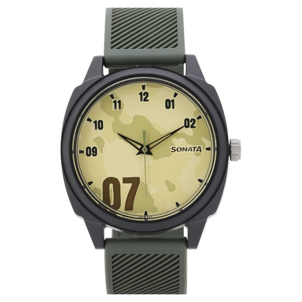 Sonata CamoMen Watch - 77086PP10W