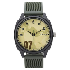 Sonata CamoMen Watch - 77086PP10W