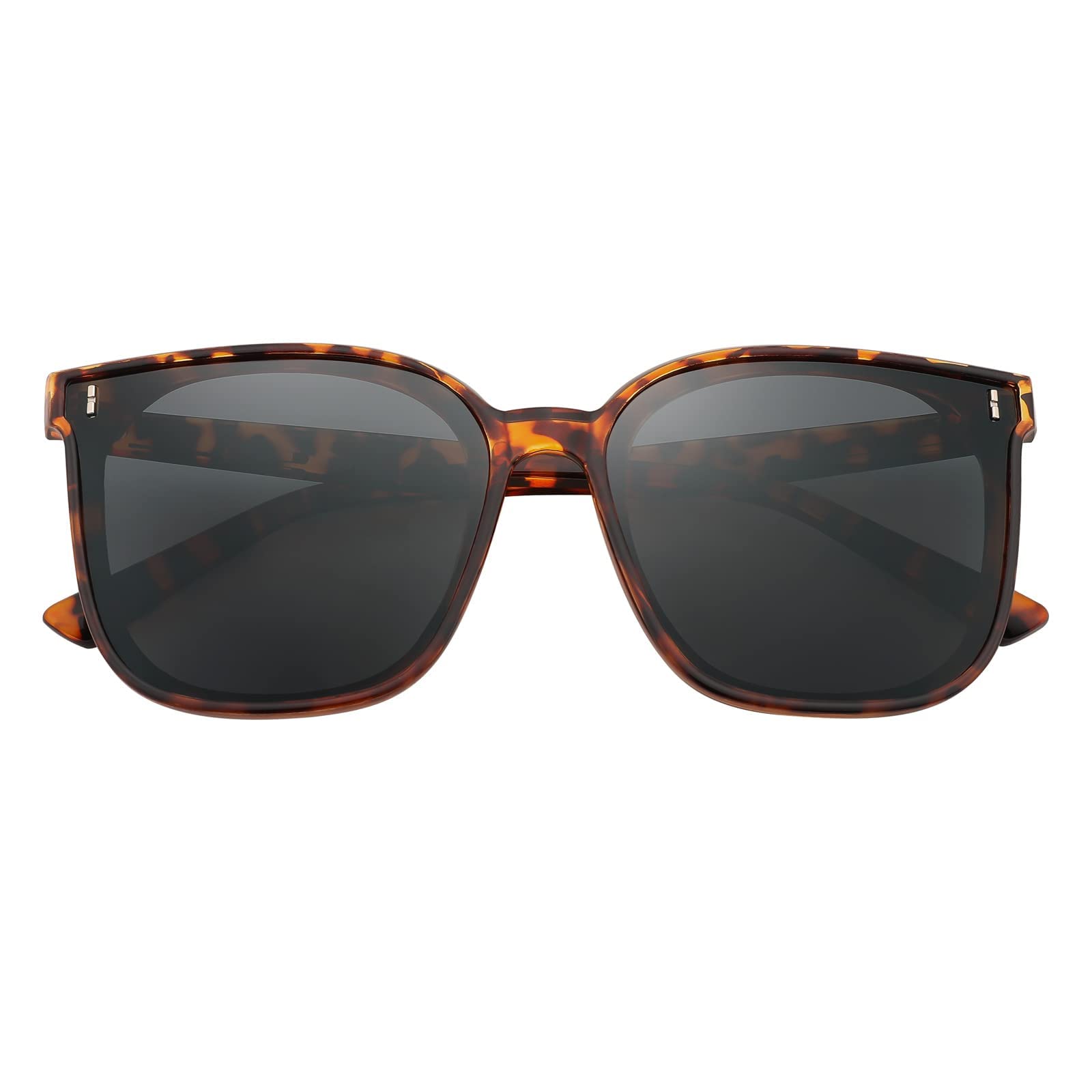 FEISEDY Women Oversized Vintage Polarized Sunglasses Square Cute Trendy Classic Simple Men B2758