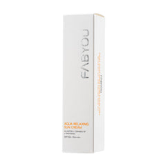 FABYOU Aqua Relaxing Sun Cream SPF50+ PA++++ 50ml – Korean Skincare for UV Protection with a Lightweight & Non-Greasy Moisturizing Sunscreen