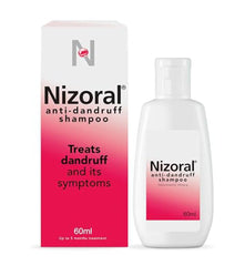Nizoral Anti-Dandruff Shampoo, Ideal for Dry, Flaky Scalp and Anti-Itch - 60ml