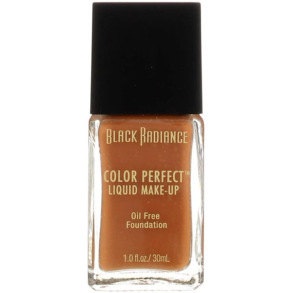 Black Radiance Color Perfect Oil Free Liquid Makeup, Rum Spice 1 oz (Pack of 4)