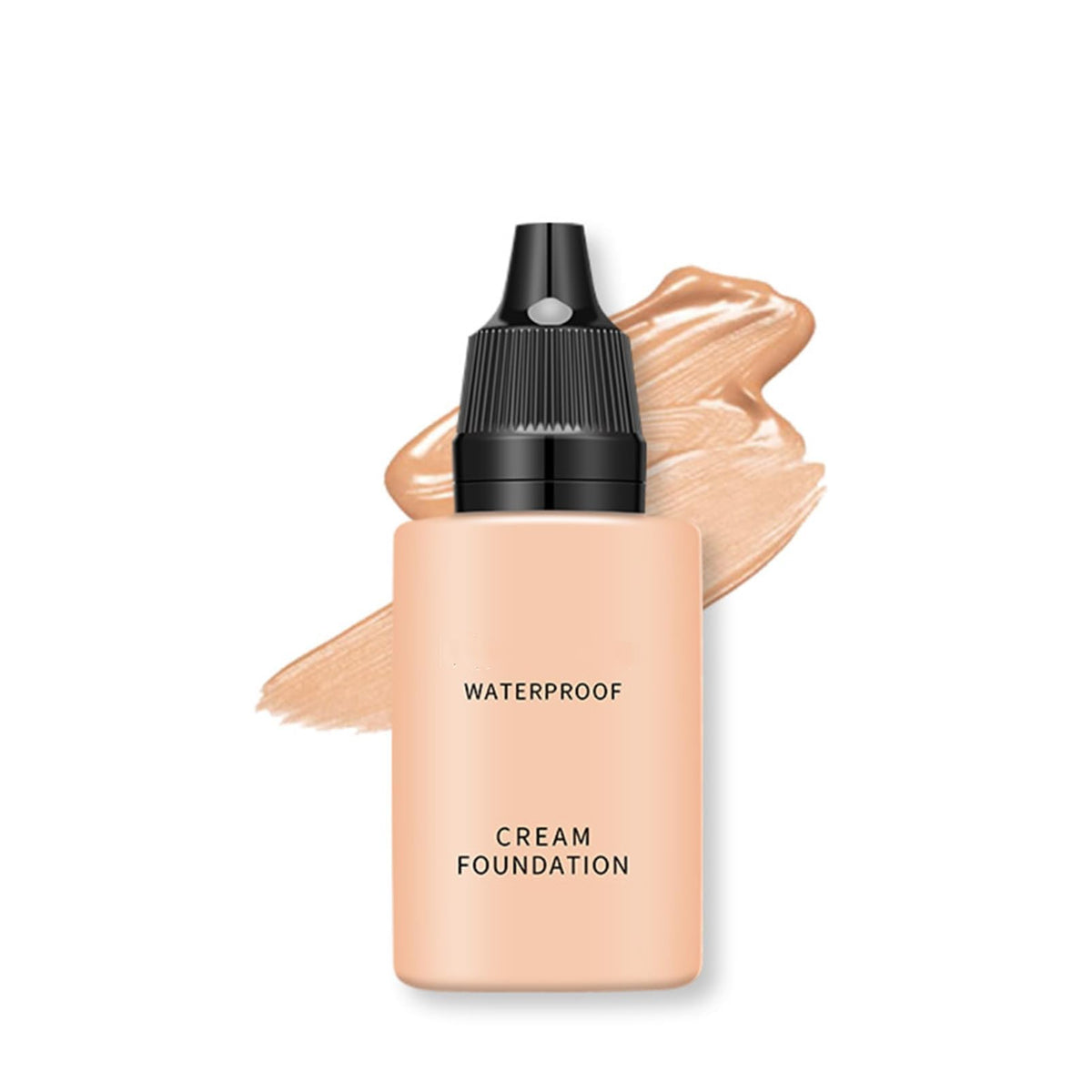 Full Coverage Foundation - Waterproof Cream Face Foundation - Long Lasting Full Coverage Foundation - Buildable Medium Coverage - Natural Flawless Oil-Controlling Leightweight Feel (105 Medium)