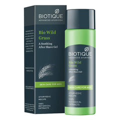 Biotique Bio Wild Grass A Soothing After Shave Gel For Men - 120Ml