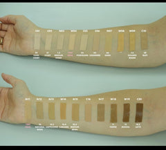 FARMASi Vfx Pro Foundation, Full Coverage Liquid Cream, Lightweight Long Lasting Coverage, Breathable Skin Moisturizer with Color True Matte Blending, Face Makeup, 1 fl. oz / 30 ml - Warm Dark 19