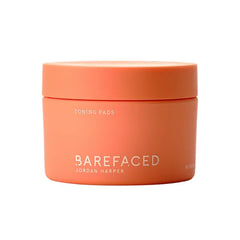 Barefaced Toning Pads (60 count) - Exfoliating Face Pads with 2% Glycolic Acid & Salicylic Acid - Brightens & Cleanses Skin, Clears Pores, Reduces Fine Lines & Wrinkles